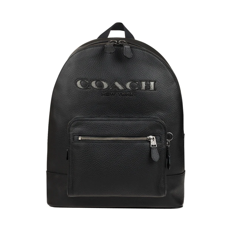 

Coach Men's West Backpack In Saddle Pebbled Leather F35429/F37802