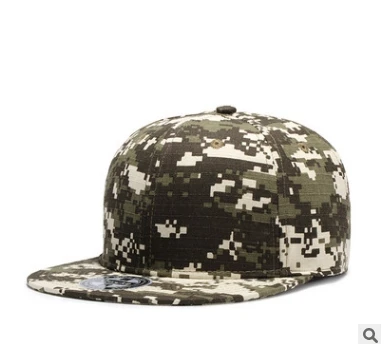 Модные Бейсбол Кепки шапка для Для мужчин Bones Masculino Шляпа Snapback Хип-хоп Кепки ОММ Для женщин Камуфляж Цвет квадратный - Цвет: 1