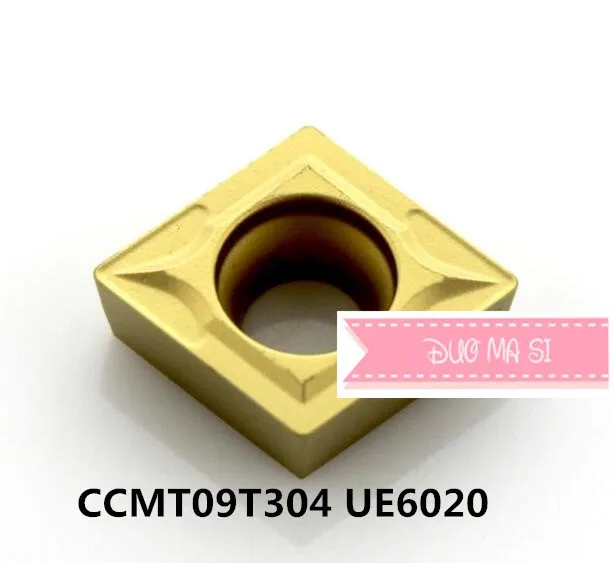 CCMT09T302/CCMT09T304/CCMT09T308 UE6020, CCMT 09T3 02/04/08 карбидная вставка для держатель токарного инструмента