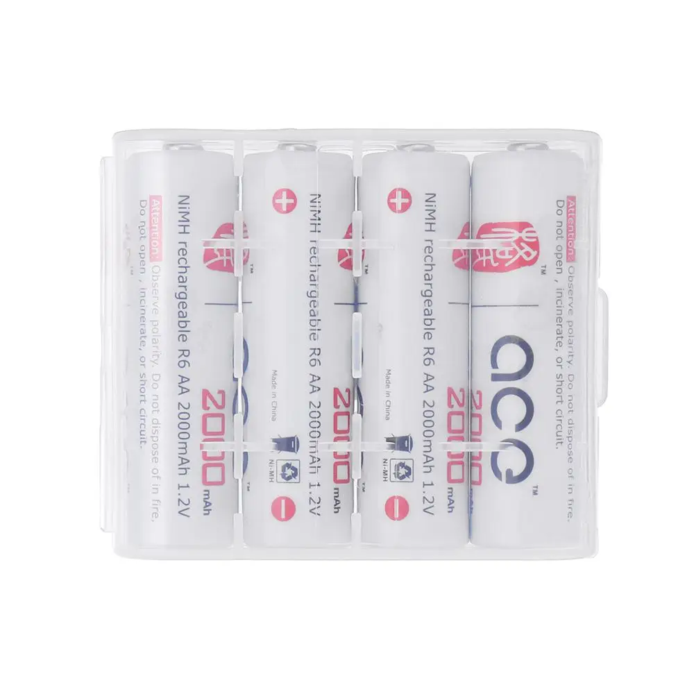 4 шт. ACE TATTU 1,2 V 2000mAh NiMH AA батарея для радиоуправляемого дрона Квадрокоптер, Мультикоптер FPV запасные части Аксессуары