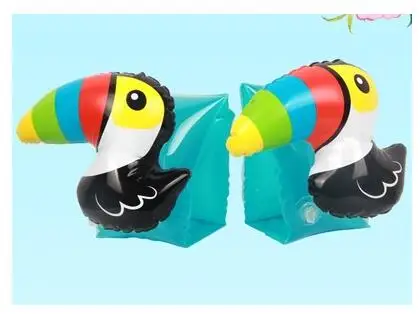 Toucan Новое Надувное детское кольцо для плавания из ПВХ, плавающий круг, Плавающий надувной рукав, одна пара, аксессуары для бассейна - Цвет: Toucan