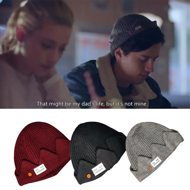 Новинка Jughead Jones ривердейл Косплей зимняя теплая шапочка шляпа тема эксклюзивный Корона вязаная шапка