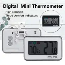 Baldr мини цифровой измеритель температуры и влажности термометр гигрометр крытый ванная комната электронные Термометры монитор W/крюк