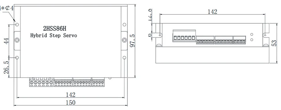 Двигатель с ЧПУ NEMA 34 12NM 1700Oz-in 6A L мм 156 мм 86J18156EC-1000 + 2HSS86H 2 фазы шаг-сервопривод для ЧПУ маршрутизатор машина