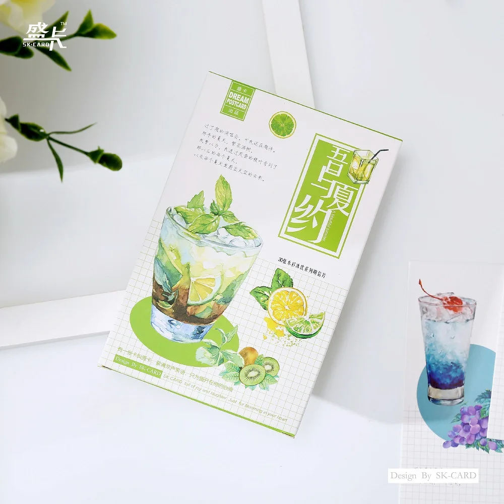 

30 sheets/SET Summer date Postcard /Greeting Card/Wish Card/Christmas and New Year gifts Postcards