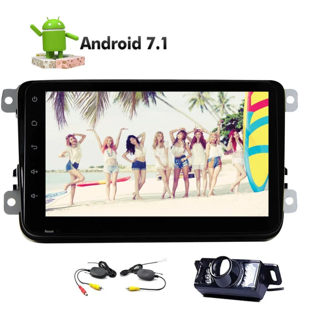 Eincar для Volkswagen Golf Candy Dual 2 Din головное устройство Android 7,1 система " 1080 p видео 2 Гб ОЗУ 32 Гб ПЗУ Bluetooth зеркальная поверхность подключение