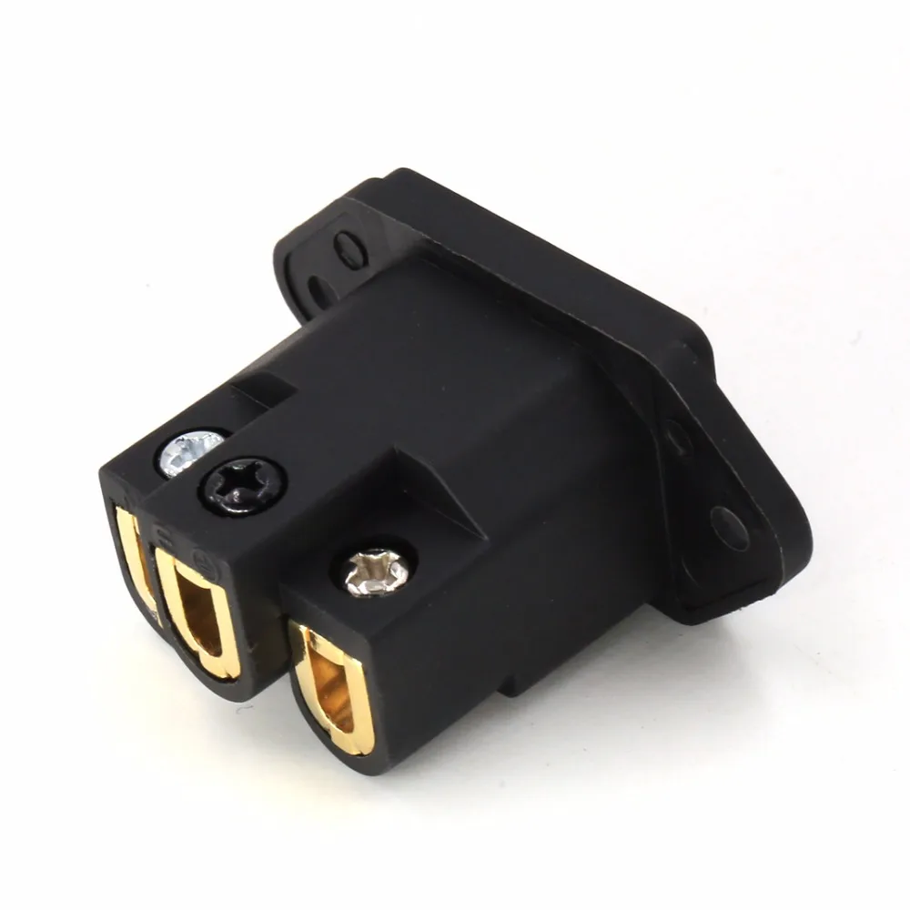 2 шт. входная розетка из чистой меди с золотым покрытием HIFI|viborg audio|power cord audioaudio power |