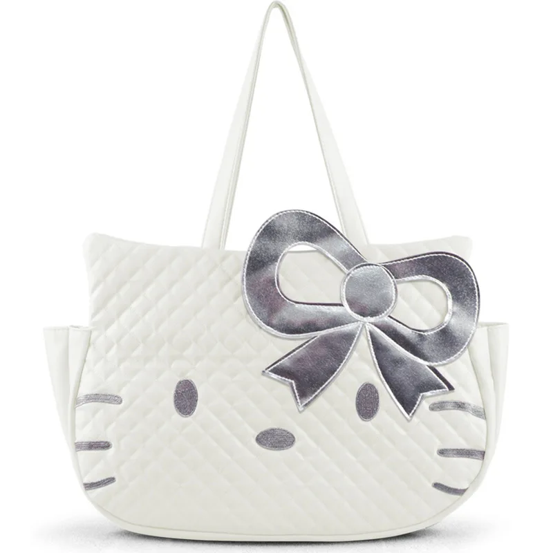 Мода милый мультфильм рисунок Hello Kitty одного плеча сумка Роскошные сумки женские