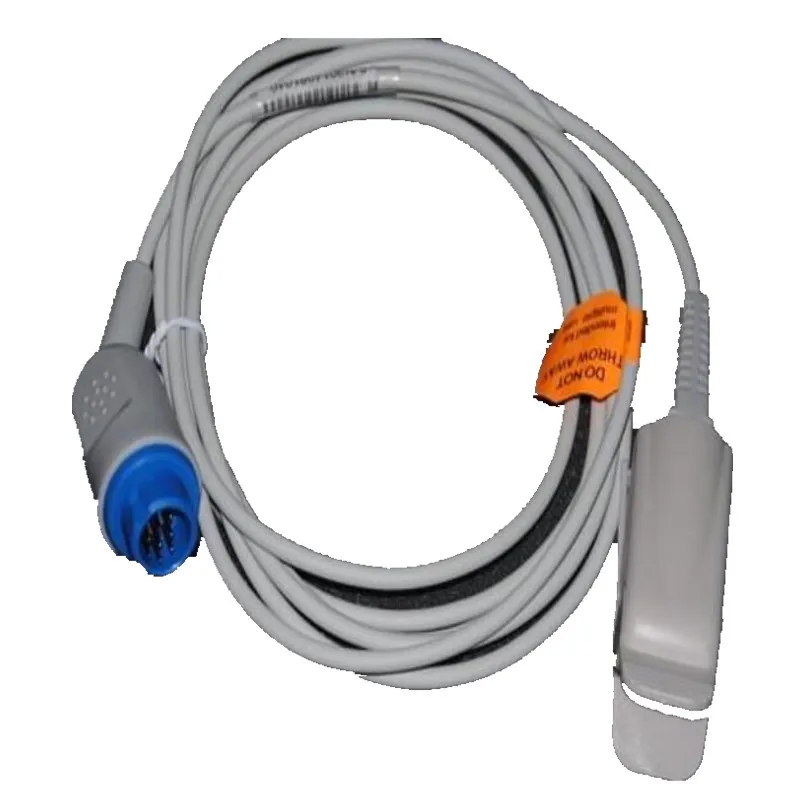FREE SHIPPING Compatible For NIHON KOHDEN LifeScope 10pin Adult Fingerlcip SPo2 Sensor Spo2 Probe Monitor Oxygen 3M | Обустройство
