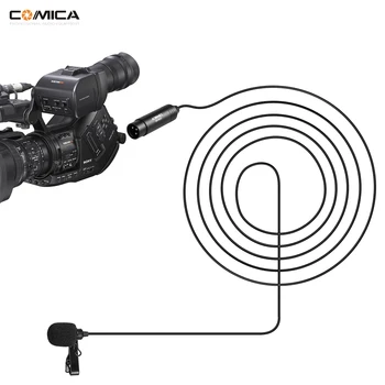 

COMICA CVM-V02 3 PIN XLR 48V Phantom Power Omnidirectional Lavalier Microphone for CANNON XLR output jack camcorders and audio r