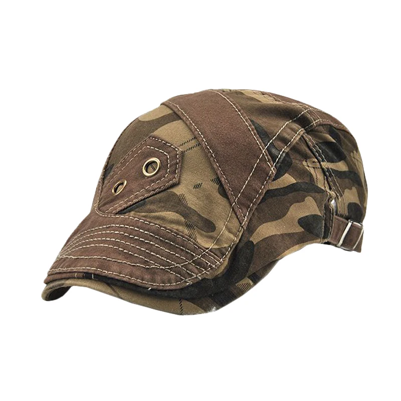 type 1 Берет Hat Камуфляж береты Gorras Лоскутные плоские Кепки s кепки с козырьком для Для мужчин Для женщин Лоскутная Регулируемая Шапки Кепка с якорем хамон - Цвет: type 1