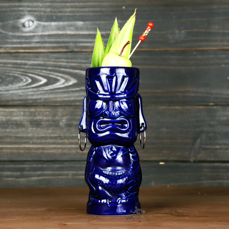 370 мл керамическая Tiki кружка креативная фарфоровая пивная винная кружка чашка
