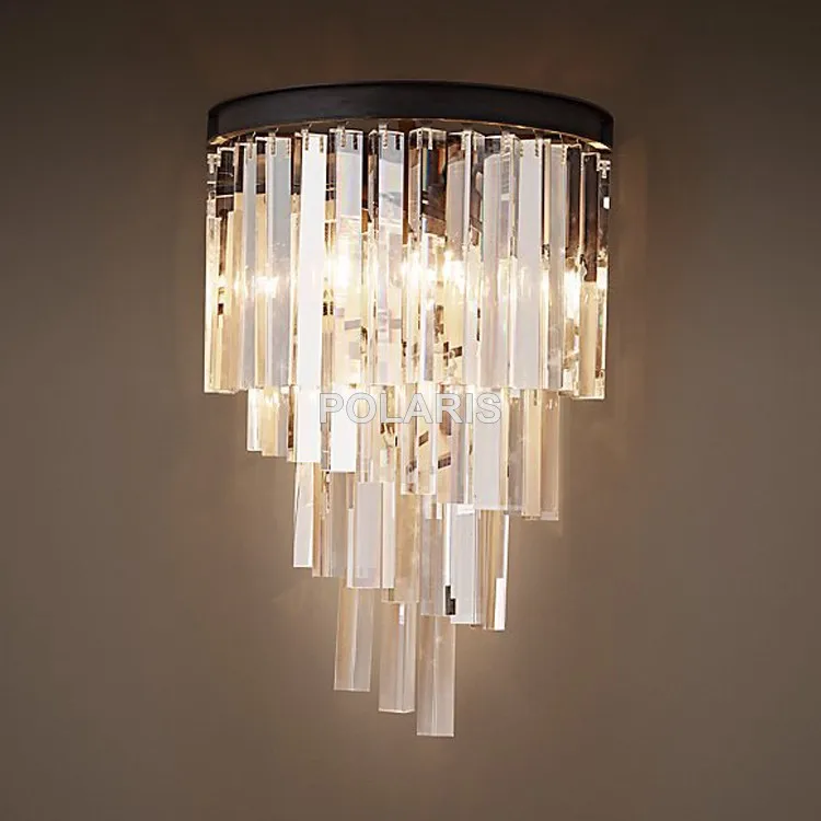 Tomada de Fábrica Decoração do Vintage Iluminação para Casa Decoração da Sala Arte Moderna Lustre Cristal Arandela Lâmpada Luz Jantar Hotel k9 11 High Quality lights for home