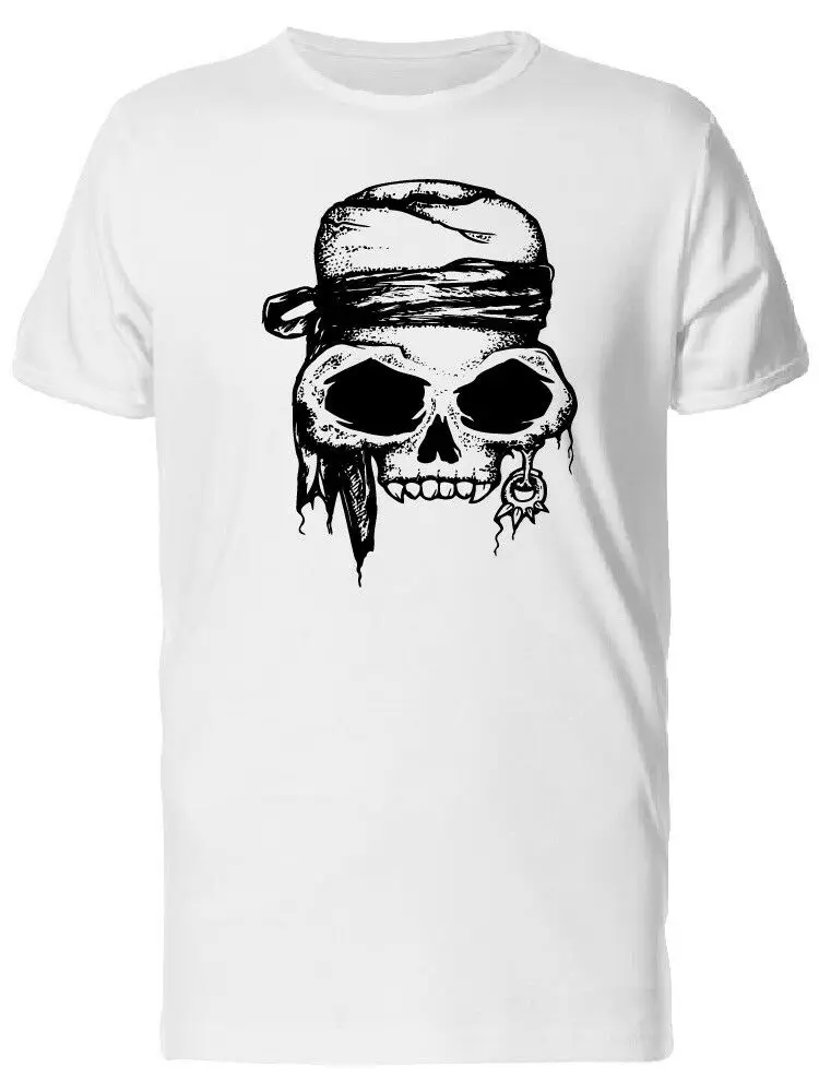 Пиратский Череп Мужская футболка-S-3XL