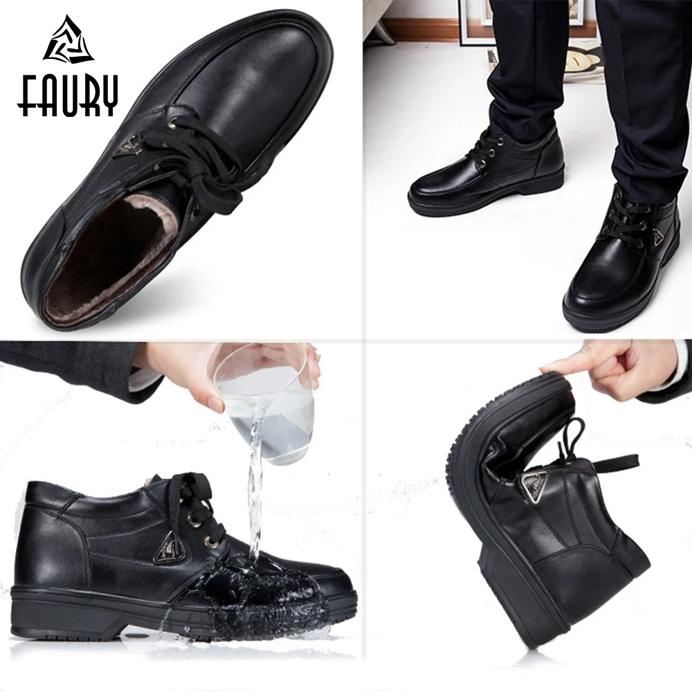 

Men's kitchen chef shoes Non-slip waterproof oil-proof winter plus velvet warm Restaurant Hotel Worker shoes High Quality