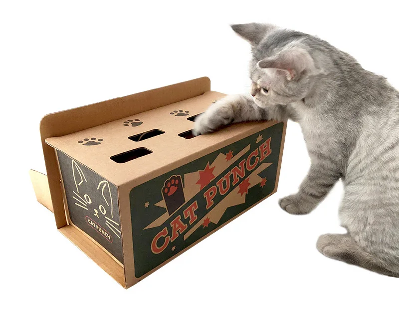 Pawstrip, интерактивные игрушки для кошек, гофрированная бумага, Ca t, скребок, игрушка, смешная игра, кот, тизер, игрушки для кошек, 30*15,5*13,5 см