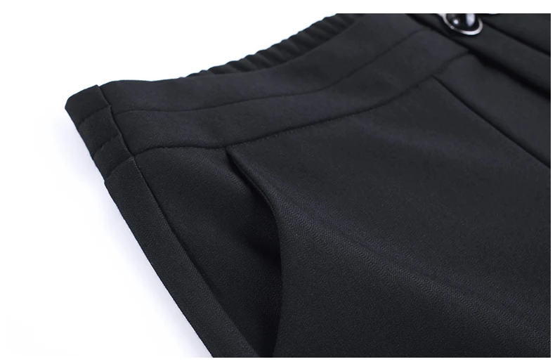 2018 г. новые зимние жира плюс Размеры 9XL 7XL 5xl Для женщин Широкие брюки ботильоны Длина Высокая талия эластичные свободные штаны черные брюки