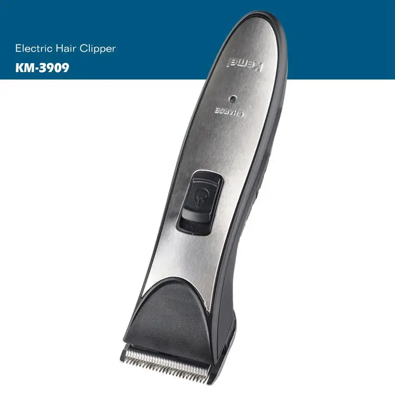 Kemei KM-3909 волос salon Professional триммер для стрижки волос электрическая машинка для стрижки бритвенный нож Перезаряжаемые ЕС Plug