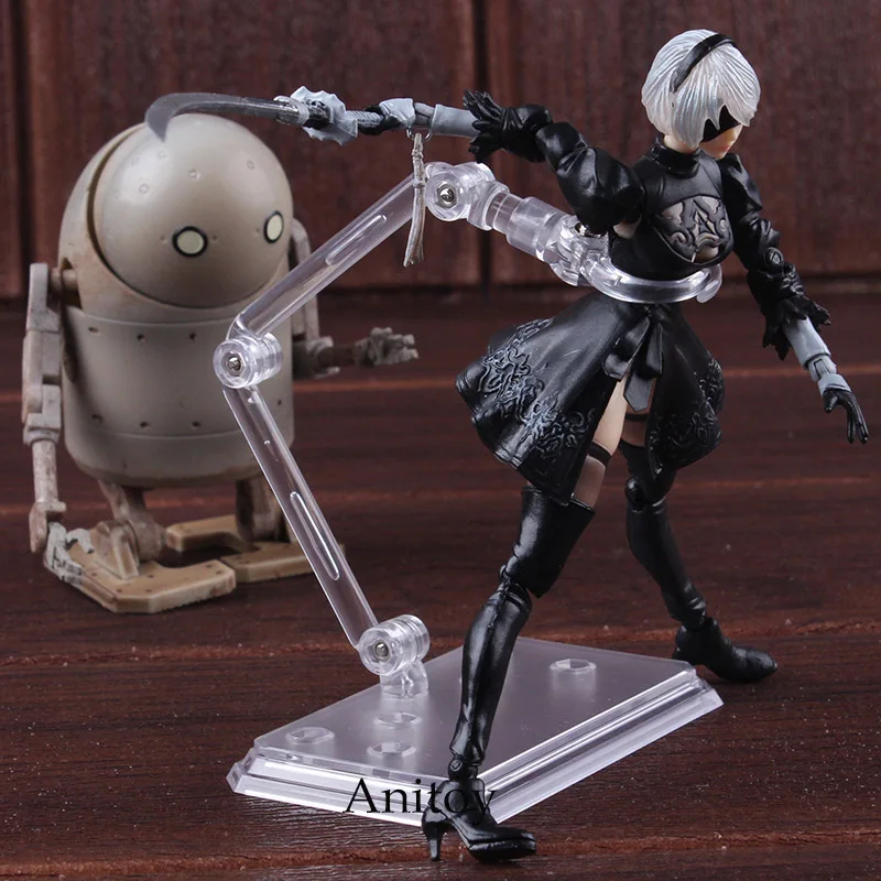 NieR Automata 2B Йорга № 2 Тип B& машина Lifeform ПВХ Фигурки Коллекционная модель игрушки