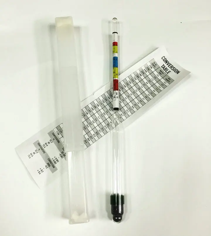 3 Scale Hydrometer for Beer and Wine Home Brewing and