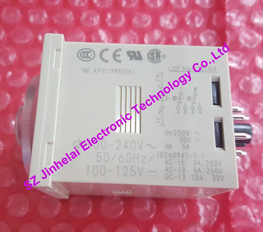 Новое и оригинальное H3CR-F8 OMRON реле времени, твердотельный таймер 100-240VAC и 24-48VAC/12-48VDC таймер переключатель