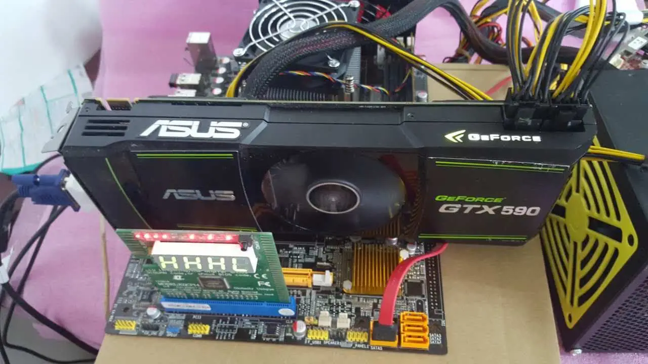 

Used graphics card GTX590 3G Dual 8Pin power