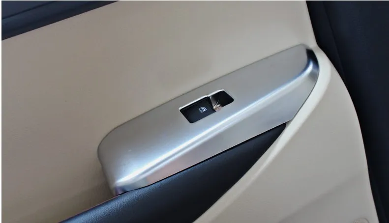 Автомобиль Подлокотник окна панели переключателя ABS отделкой 4 шт. для Toyota Highlander Салонные аксессуары левым