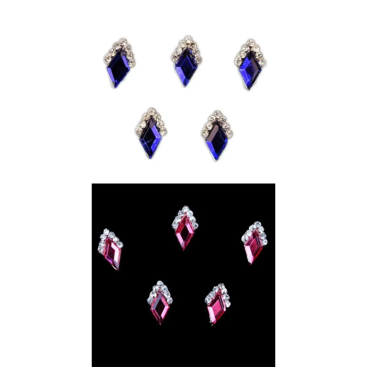 20 шт./компл. 3D ногтей художественные украшения сделай сам Flatback Bling Сплав для маникюра искусство стразы, алмаз