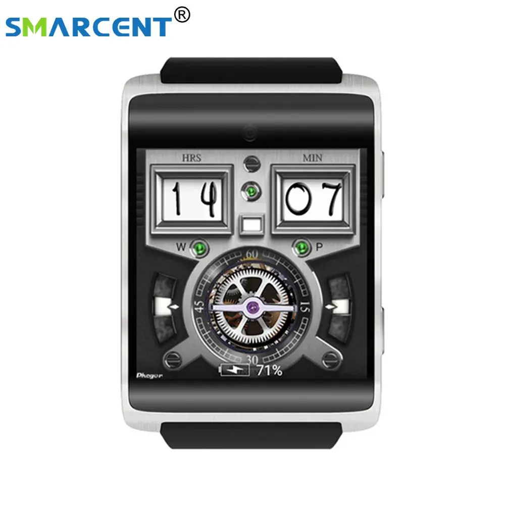 Smarcent 4 г SmartWatch MTK6737 чип 900 мАч Android 6 0 WiFi gps Bluetooth Смарт часы здоровья монитор
