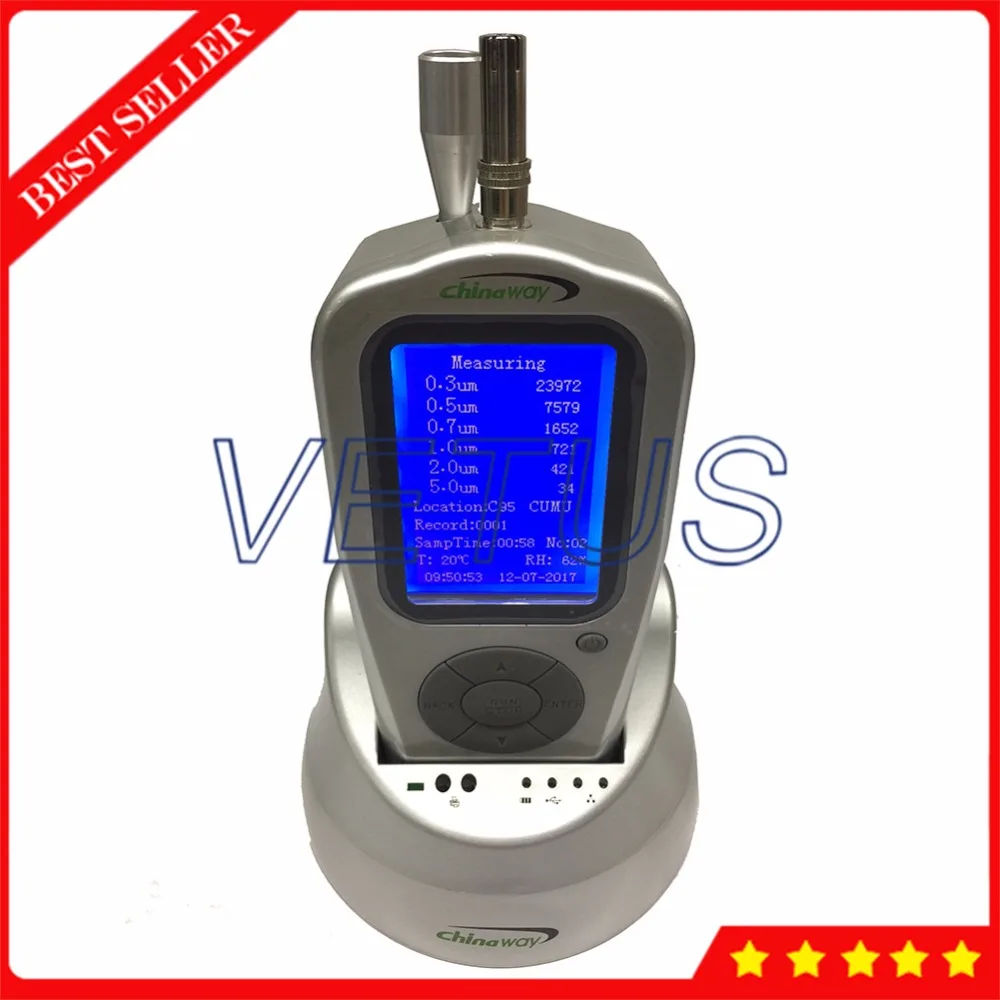 CW HPC600 Six Channels Handheld Optical Particle Counter with External