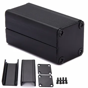 

Extruded Aluminum Electronic Project Box Black DIY Power Supply Units Enclosure Case 50*25*25mm