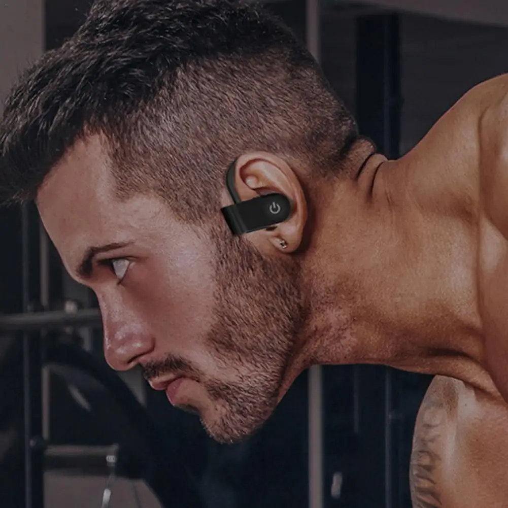 TWS гарнитура с поддержкой Bluetooth 5 0 подвесной Тип уха настоящая Беспроводная