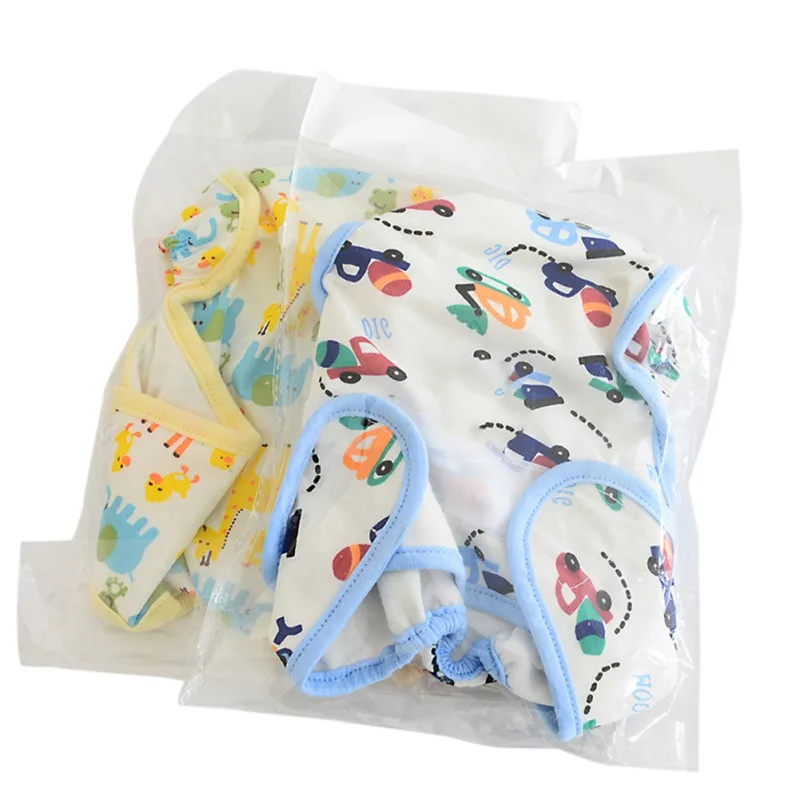 Детские подгузники многоразовые памперсы, тканевые подгузники, моющиеся подгузники для маленьких девочек и мальчиков, водонепроницаемые хлопковые трусики для приучения к горшку 3-10 кг