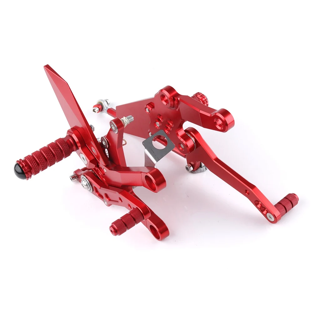 Аксессуары для мотоциклов CNC алюминиевый сплав задние наборы Rearset подставка для ног подножки для Kawasaki Ninja 400