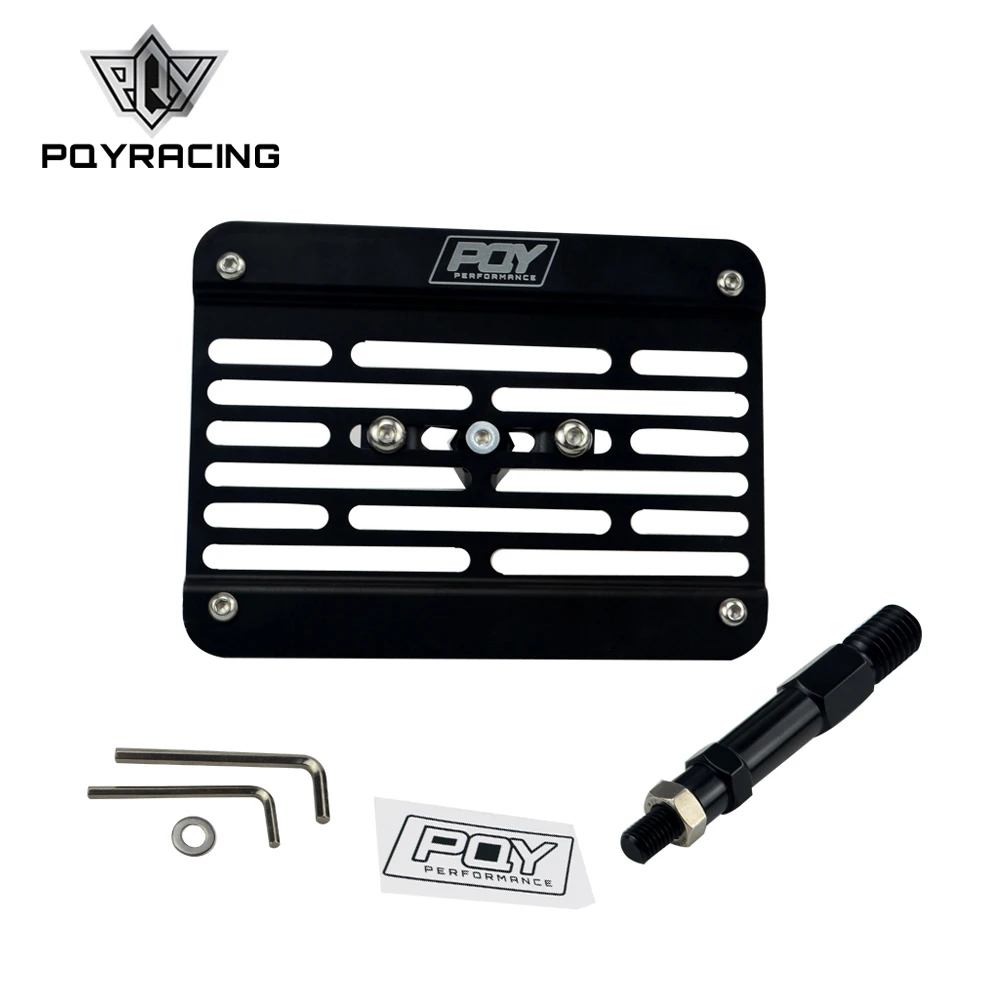 

Multi Angle Tow Hook Mount License Plate For AUDI A4 2010-2015 with PQY Sticker PQY-LPF04