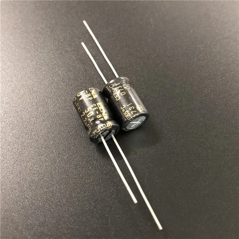 

20PCS ELNA Black Gold CE-BP Series 2.2uF 50V 50V2.2UF 8X12 Non-polar Capacitance for Audio Capacitor