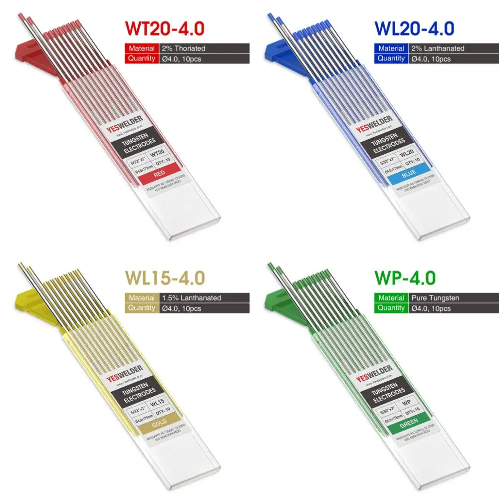 YESWELDER Low Melting Rate Tungsten electrode TIG