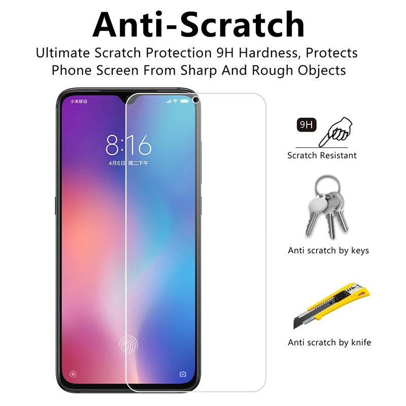 Для Xiaomi Mi Mix 3 2 S Max3 8 A2 Lite защита для экрана из закаленного стекла пленка Mi9 Mi8 SE
