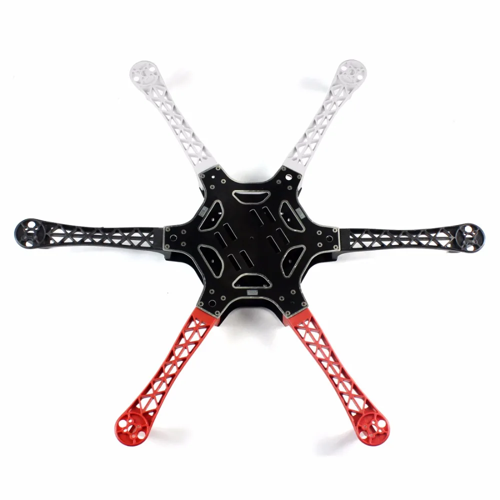 F05114-Y F550 Дрон FlameWheel комплект с двигателем KK 2,3 HY электродвигателя с электронным регулятором хода(ESC) для беспилотника ESC+ Высокое полозковое шасси PTZ