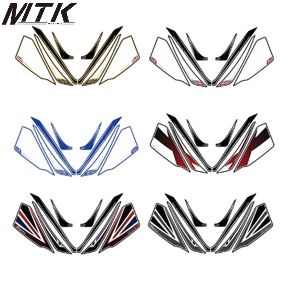 

MTKRACING Motorcycle sticker front cap engine number plate 3D gel protector for TRIUMPH Daytona 675 2009