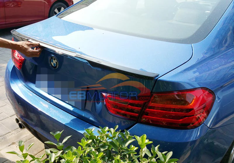 Реальные углеродного волокна M4 выглядят Стиль багажник спойлер для BMW F32 4-Series Coupe Non-M4 2014UP B187