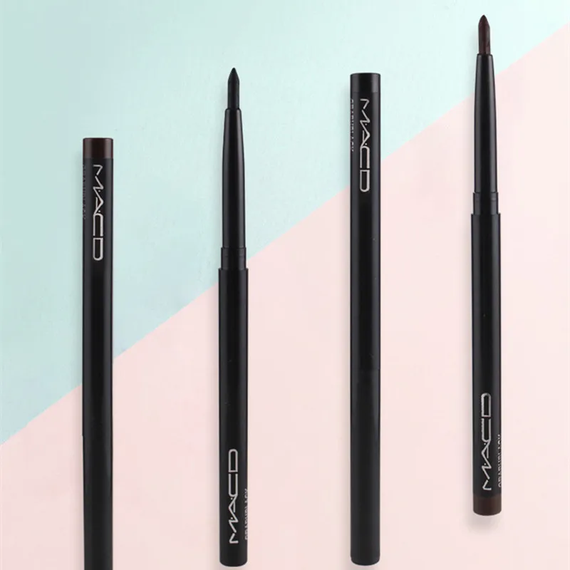 

New low-cost dual-use makeup pen Explosion models automatic rotating eyebrow pencil eyeliner waterproof is not blooming