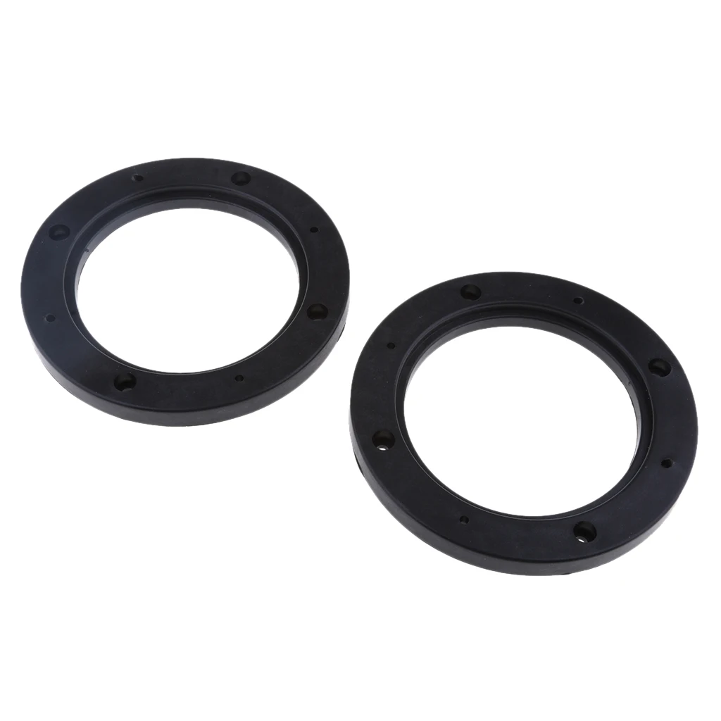 2pcs Universal Black 4inch Car Stereo Audio Speaker Mounting Spacer Rings Adaptor