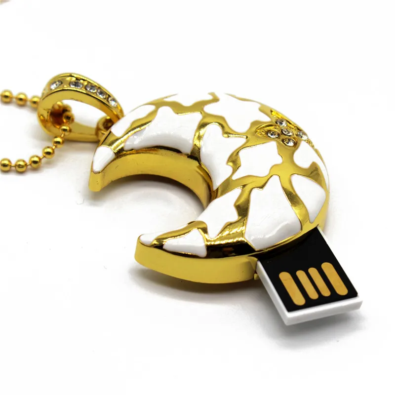 BiNFUL crystal moon USB флеш-накопитель 16 ГБ 32 ГБ драгоценный камень ручка-накопитель подарок подруге