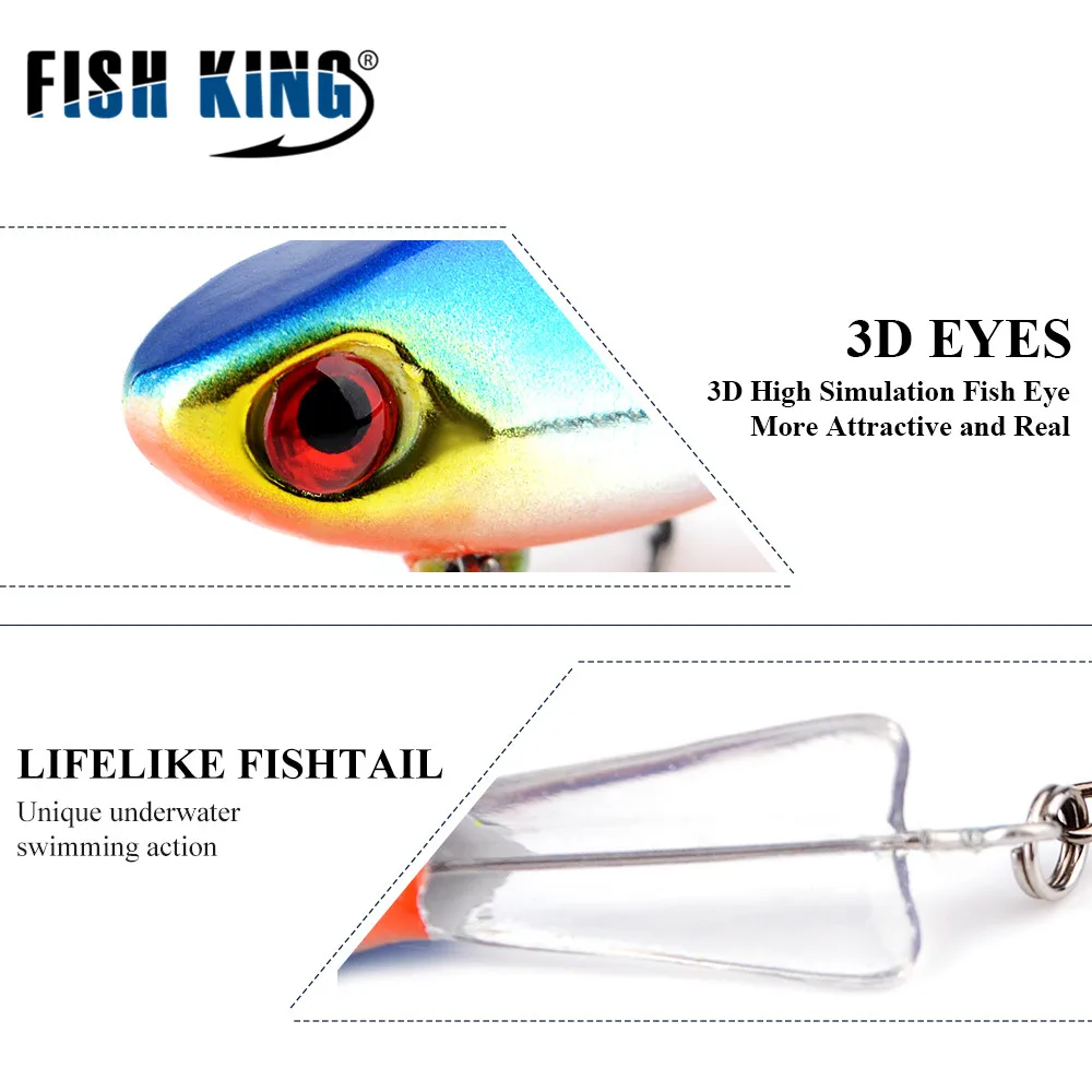 FISH KING приманка для зимней подледной рыбалки 1 шт. 38 мм 65 балансир жесткая