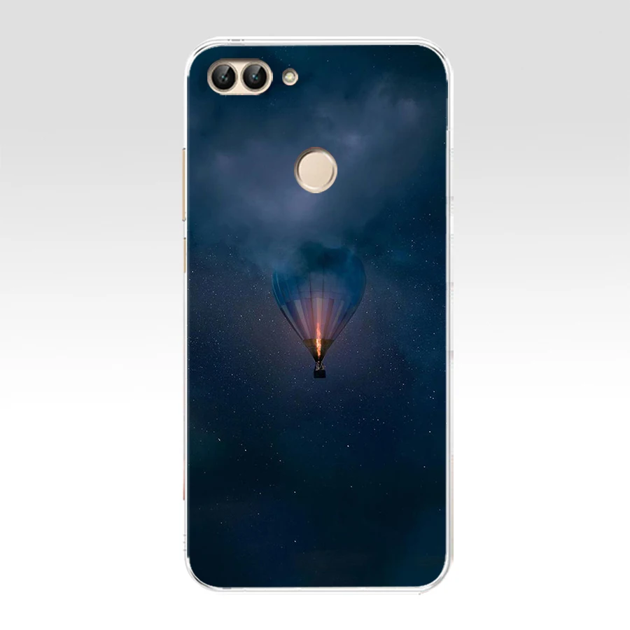 46 N huawei P Smart чехол TPU Мягкий силиконовый прозрачный чехол для телефона huawei P Smart Cover FIG-LX1 Enjoy 7S Чехол - Цвет: 46