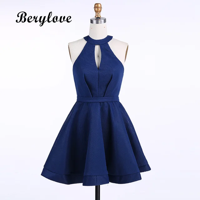 Dark Blue Graduation Dresses