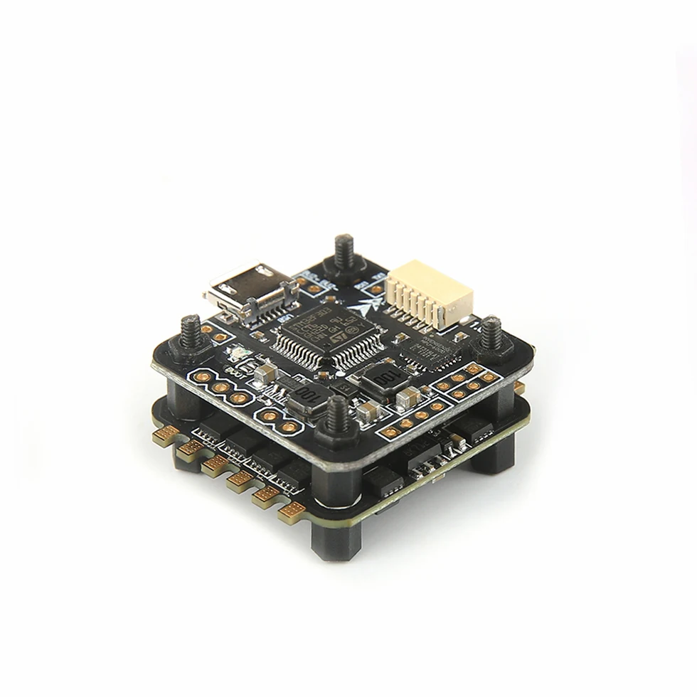 

1PC FPV F3 Fly Tower FC Flight Contorl OSD + BLHeli-S 15A 4 in 1 ESC 2-3S Input 20x20mm Pitch for RC Racing Quacopter