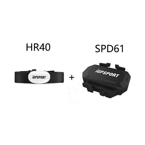 Speed Heart Rate IGPSPORT Велокомпьютер ANT+ HR35 Монитор сердечного ритма Датчик частоты вращения педалей Bluetooth 4.0 GPS Беспроводные аксессуары - Цвет: Speed Heart Rate