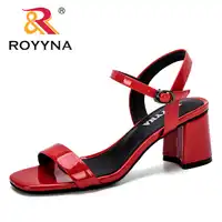 ROYYNA 2019 新しい女性サンダル快適な夏の女性の簡潔なオープントゥカジュアルシューズ女性ファッション厚底ウェッジサンダル Feminimo
